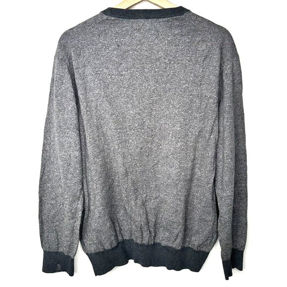 Polo Ralph Lauren Mens Sweater 100% Pima Cotton Long Sleeve Pullover Gray Size L - Picture 2 of 14